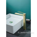 Mixer di rubinetti in ottone a rubinetto da bagno alto